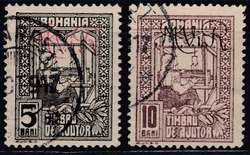 420: German Occupation World War I Romania - Obligatory tax stamps