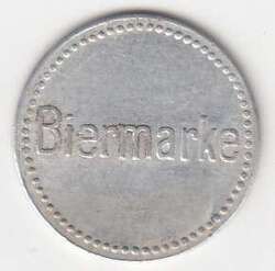 125.10: Notmünzen / Wertmarken - Biermarken