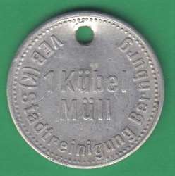 125.60: Notmünzen / Wertmarken - Müllmarken