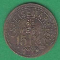 125.35: Notmünzen / Wertmarken - Speisemarken