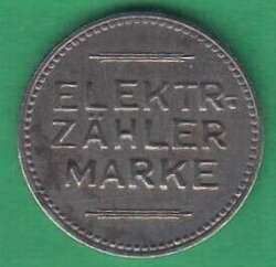 125.65: Notmünzen / Wertmarken - Gasmarken