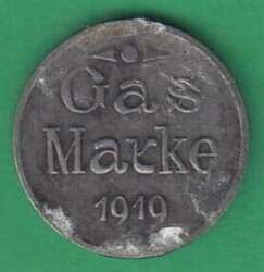 125.65: Notmünzen / Wertmarken - Gasmarken