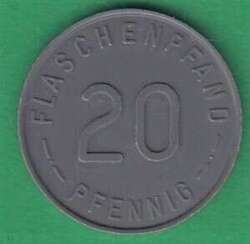 125.45: Notmünzen / Wertmarken - Pfandmarken