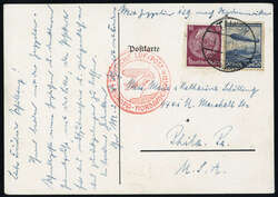 983510: Zeppelin, Zeppelin Mail LZ 129 ,North America Flights