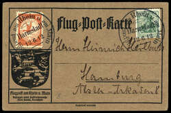 981010: Zeppelin, Zeppelin Mail pre WW-I, Rhein-Main