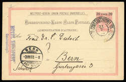 4785: Austrian Levant - Postal stationery