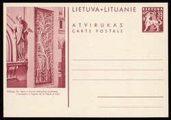 4185: Lithuania - Postal stationery