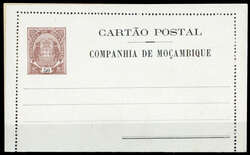 4465: Société du Mozambique - Postal stationery