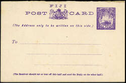 2525: Fiji - Postal stationery