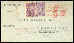 982528: Zeppelin, Zeppelin Mail LZ 127, South America Flights 1933