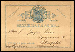 1680: Angola - Ganzsachen