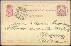 1850: Belgian Congo - Postal stationery