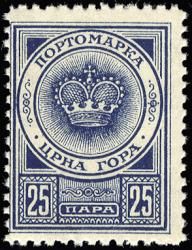 4490: Montenegro - Postage due stamps