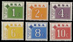 6085: South Africa - Postage due stamps