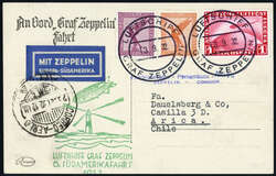 982526: Zeppelin, Zeppelinpost LZ 127, Südamerikafahrten 1932