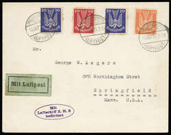 982010: Zeppelin, Zeppelin Mail LZ 120-126, German Mail