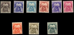 1670: Andorra Französische Post - Portomarken