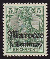 155: 在外国ドイツ郵便局・モロッコ