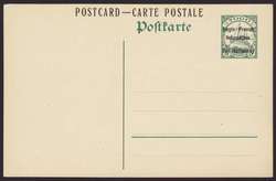 245: Colonies allemandes – Togo, l'occupation britannique - Postal stationery