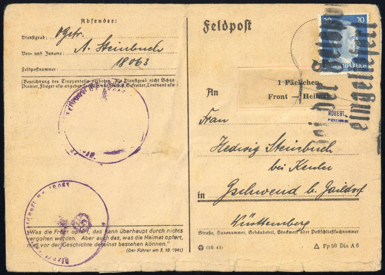Stamp Auction - deutschland Deutsche Besetzung II. WK, Feldpostmarken ...