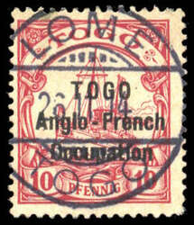 245: Deutsche Kolonien Togo Britische Besetzung - Engros