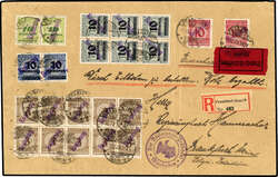 Deutsches Reich Dienst Regierung Frankfurt:1923, 10 Milliarden (MiNr ...