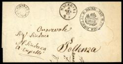 "LORO PICENO MUNICIPIO", Amtswappen-K2, K1 "MACERATA 8 GEN (18)67", ...