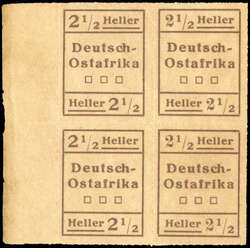 1916, 2 1/2 Heller Aushilfsmarke wie verausgabt ohne Gummierung in ...