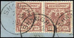 149: Deutsche Auslandspost China, Vorläufer