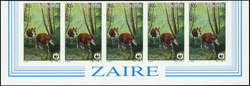 1984, 4 Werte WWF "Okapi" als kompletter ungezähnter postfrischer ...