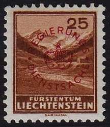 4175: Liechtenstein - Official stamps