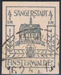 885: German Local Issue Finsterwalde